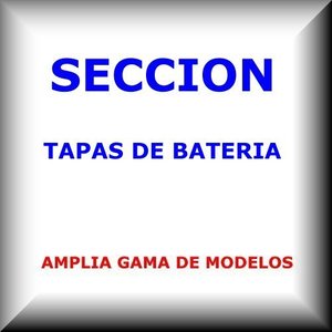 SECCION TAPAS DE BATERIA